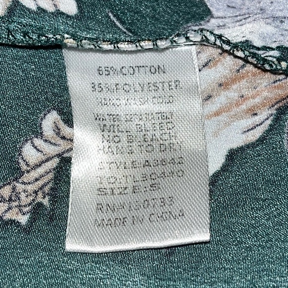 UMGEE long duster kimono oversized small-xl green floral tropical boho layering - Picture 7 of 10